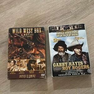 TWO - The Great American Western Roy Rogers DVD AND Wild West Box​